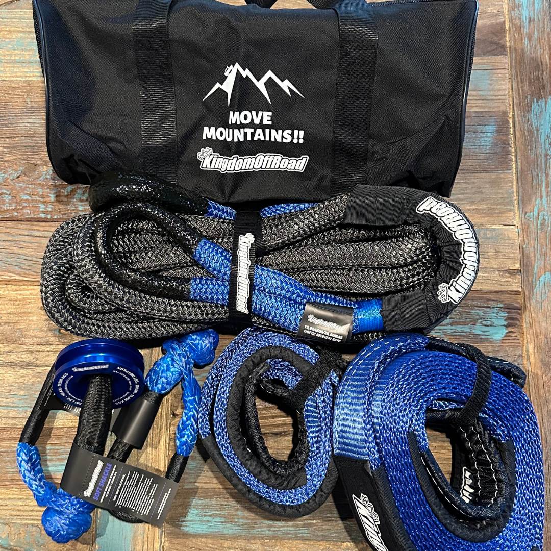 KINGDOM ULTIMATE RECOVERY KIT - 7/8" KINETIC ROPE